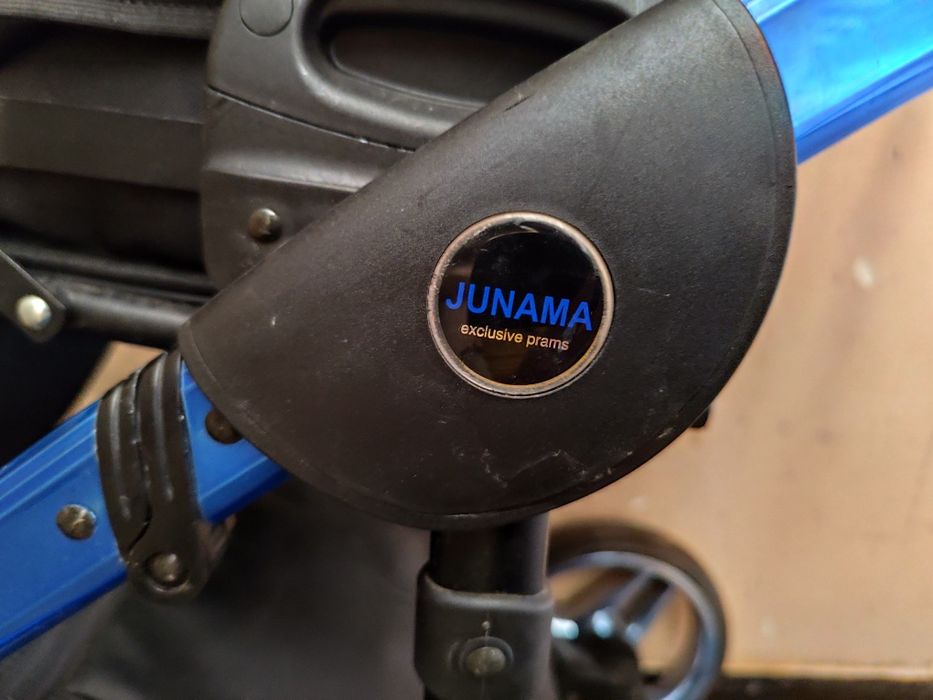 Wózek spacerowy Junama niebieski czarny