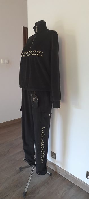 Dres welurowy paparazzi fashion rozm L XL