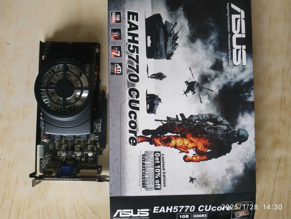 Відеокарта Asus HD 5770 1024MB під ремонт самовивіз Черкаси