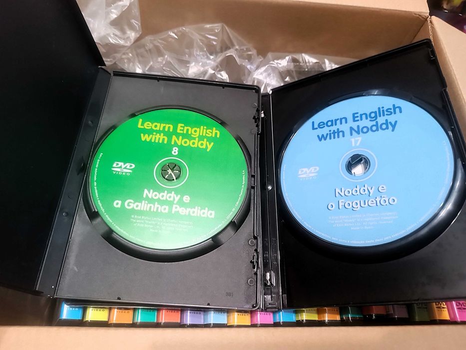 Coleção Completa 20 DVD's Learn English with Noddy PT-PT