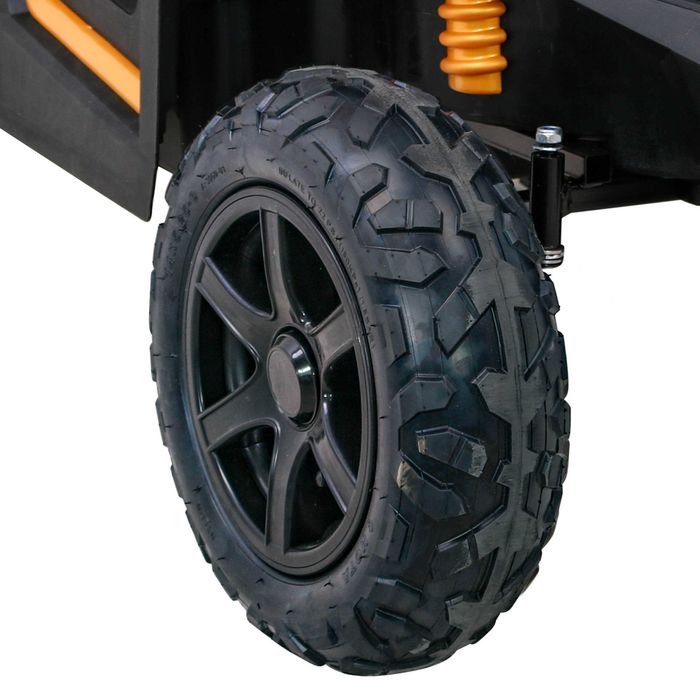 Buggy ATV Strong Racing dla 2 dzieci Złoty Pompowane koła 24V