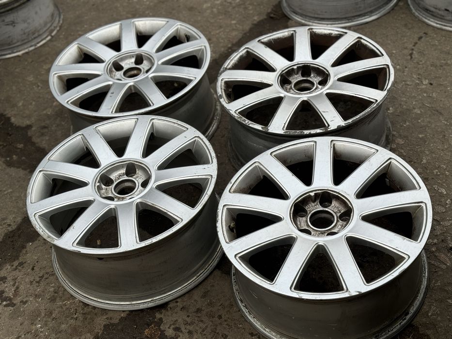 Титани R18 audi 5x112 E43 Диски skoda Passat B6 golf колеса
