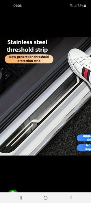 Vendo 4 peças para proteção da entrada do carro