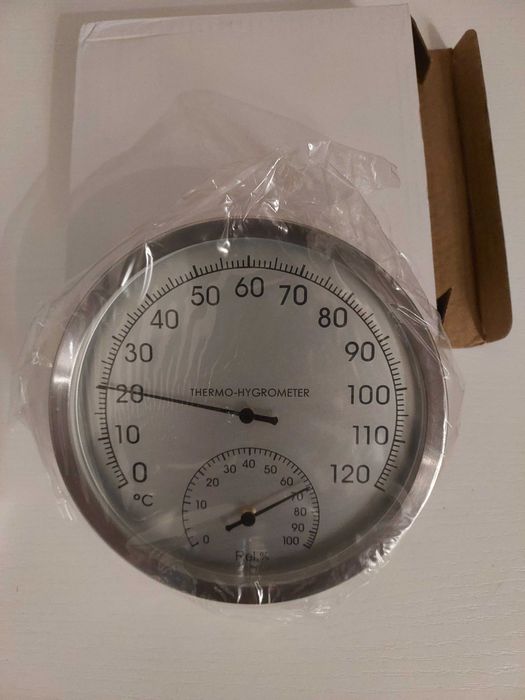 Termometr z higrometrem do sauny INOX sauna najwyższa jakość