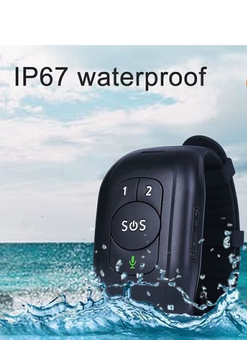 Relógio inteligente pessoal à prova d'água com rastreador GPS 4G para