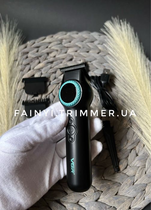 ‼️РОЗПРОДАЖ‼️Тример VGR BladePro з LED-підсвіткою для бороди та голови