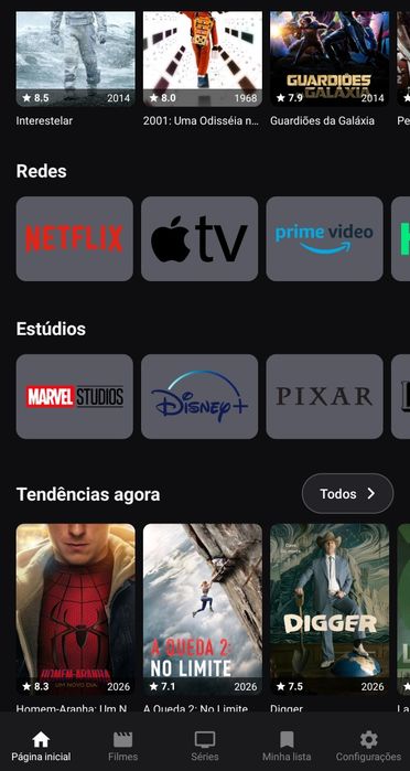 Apps com certos conteúdos