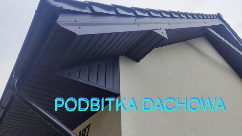 Podbitka dachowa z blachy