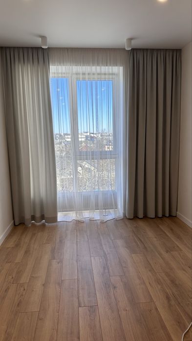 Штори сірі 2 шт. Дуже красиві