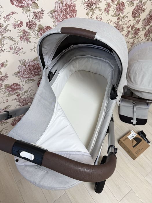 Коляска универсальная 2в 1 Cybex Balios S SLV Stone Grey