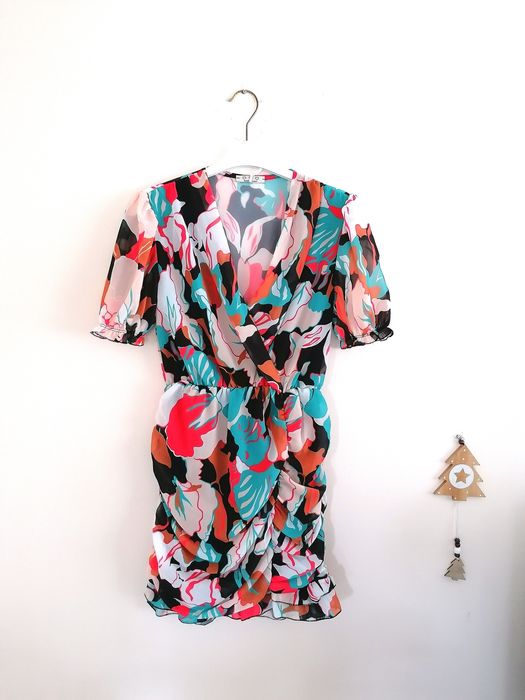 Sukienka boho marszczona