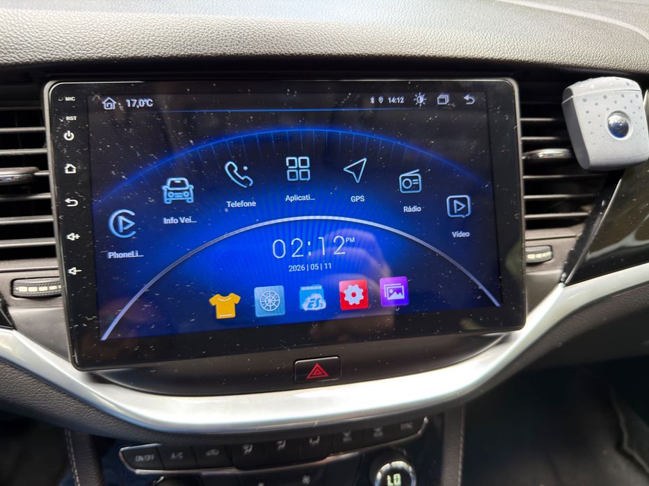 Rádio android 14 com gps opel astra k