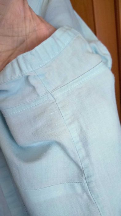 Котоново-льняна літня блуза в вінтажному стилі   M&S XXXL