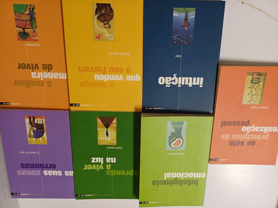 Lote de livros de auto-ajuda 7 unidades