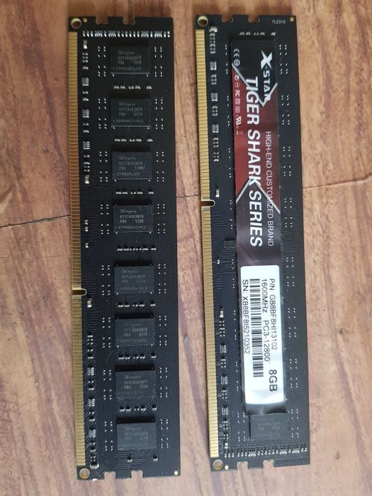 16 Gb Ddr3 2x8gb 1600mhz PC3 12800