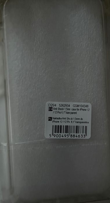 IPhone 12/12Pro nakładka transparentna etui