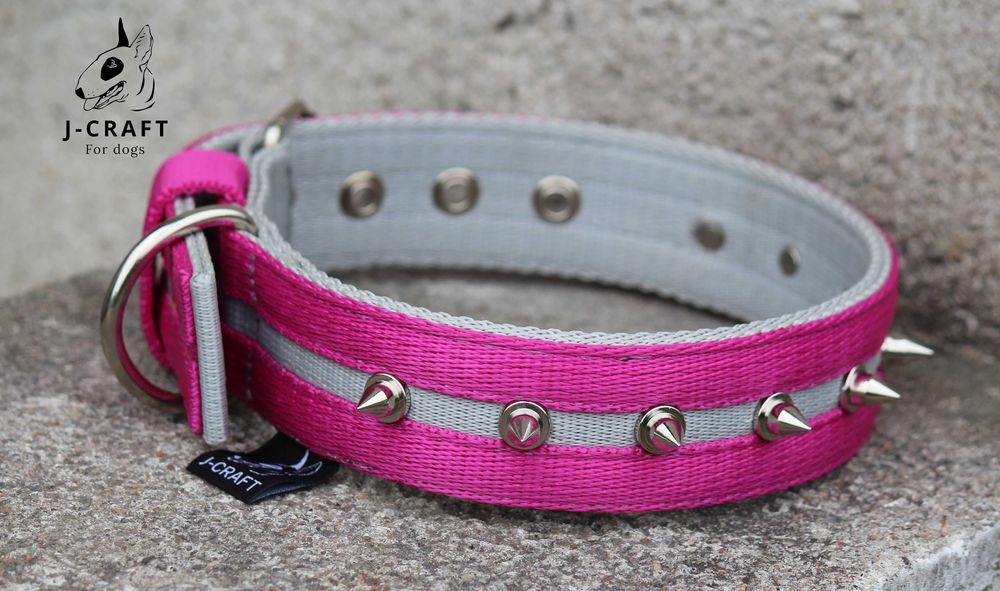 Mocne szelki, obroże i smycze bulterier, pit bull, amstaff - wzory