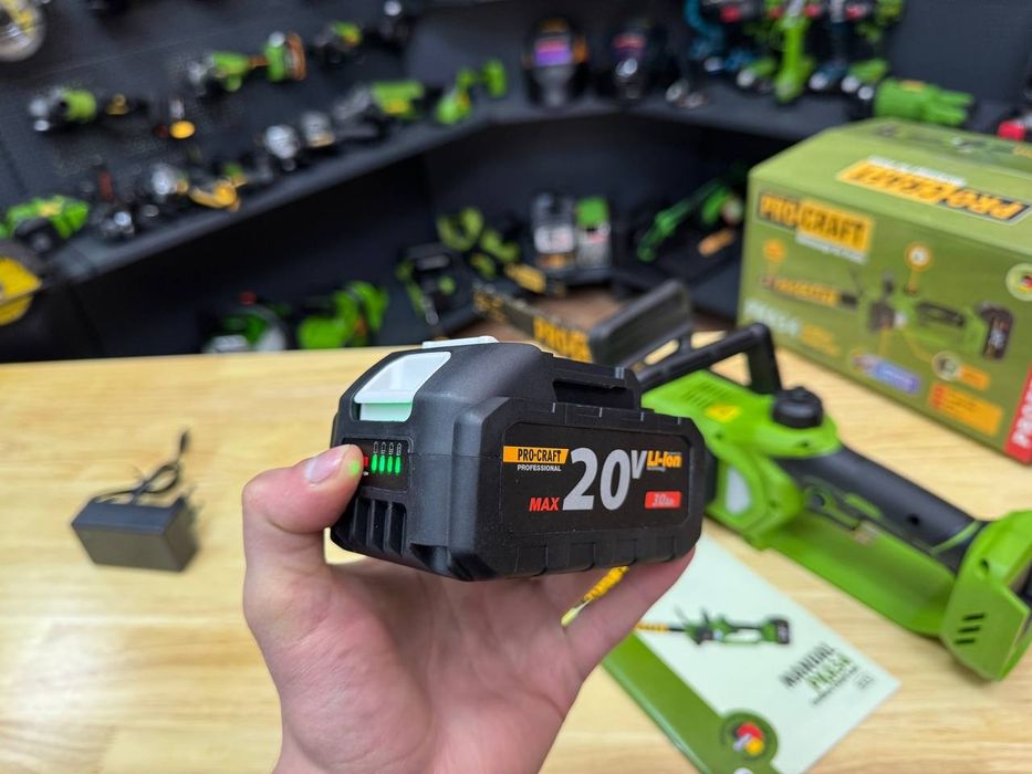 +3.0Ah акб Аккумуляторная пила Procraft PKA34 254мм и 305мм Шина