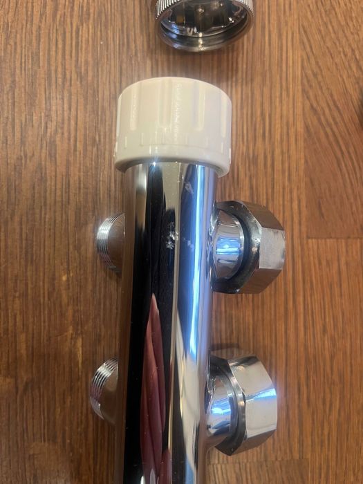 Zestaw przyłączy grzejnika SCHLOSSER DUO-PLEX, termostatyczny, chrom