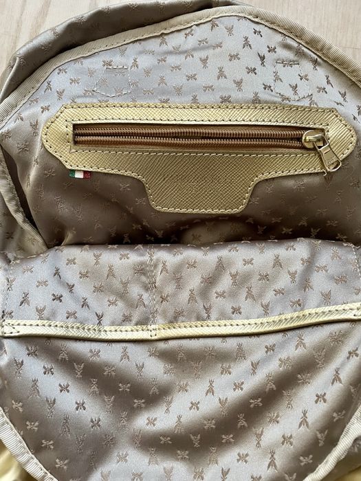 Рюкзак гламур золотой Patrizia Pepe