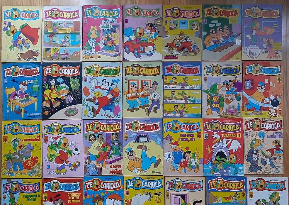 Zé Carioca Revistas Disney anos 80