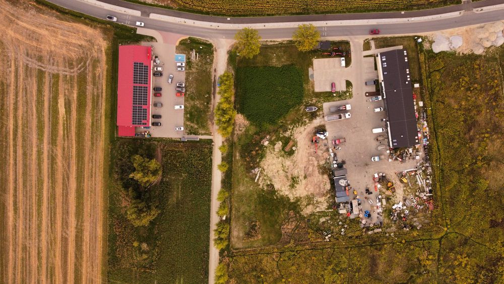Działka pod Wrocławiem przy markecie obok obwodnicy 4000 m² - Widok 2