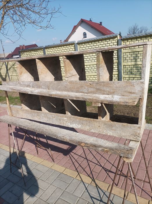 Grzęda dla kur gniazda na 8 +stojaki
