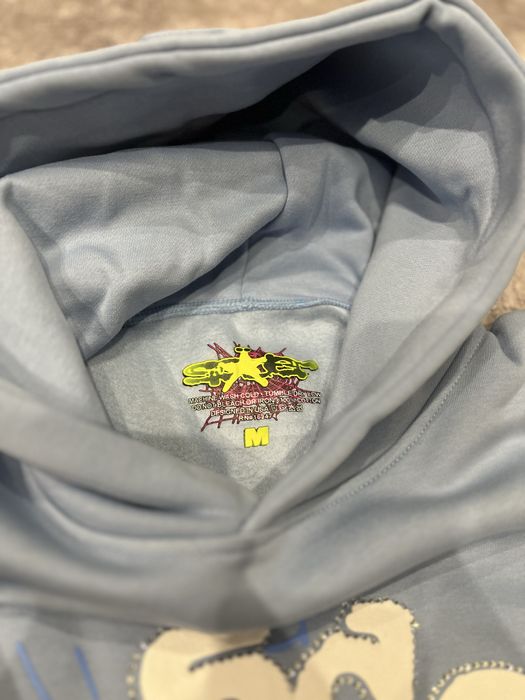 Худі Sp5der, спайдер худак, худі Atlanta grey dril y2k Broken Chrome