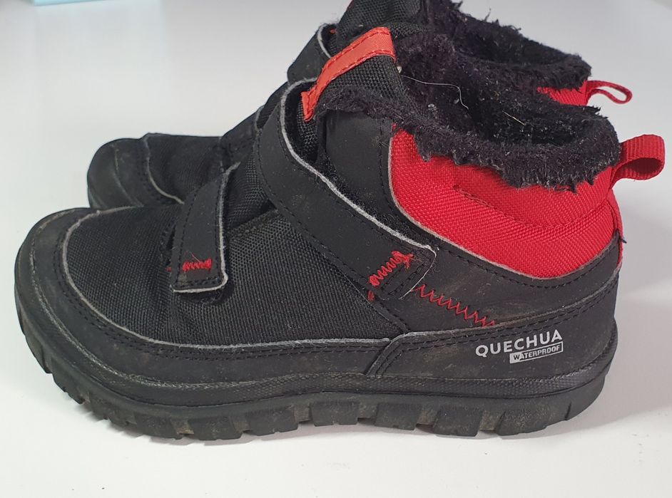 Zimowe, wodoodporne buty Quechua, rozm. 28