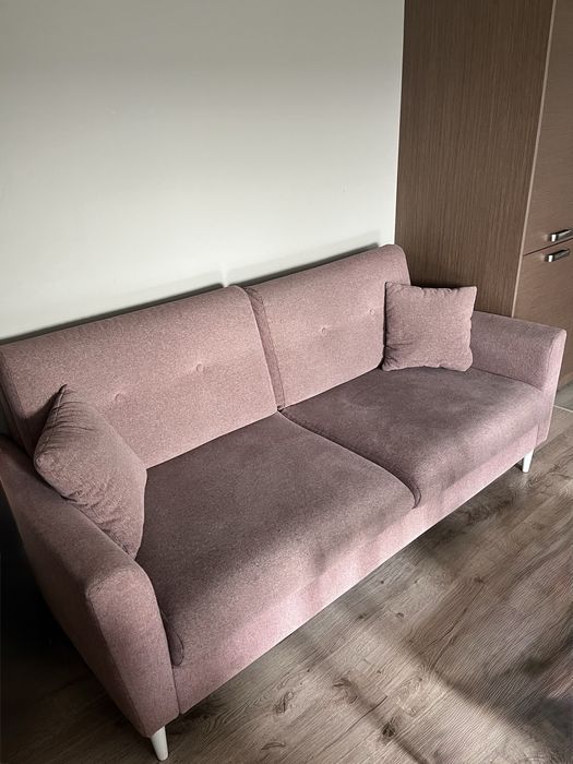 Sofa kolor brudny róż