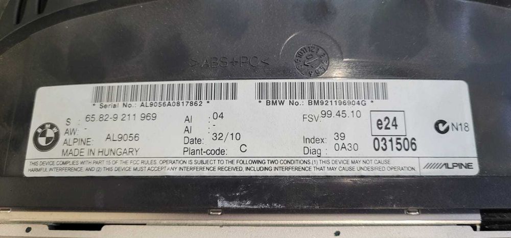 Monitor wyświetlacz nawigacji navi BMW E90 E60