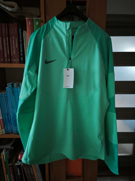 Damska koszulka do  biegania Nike Therma - Fit  turkusowa