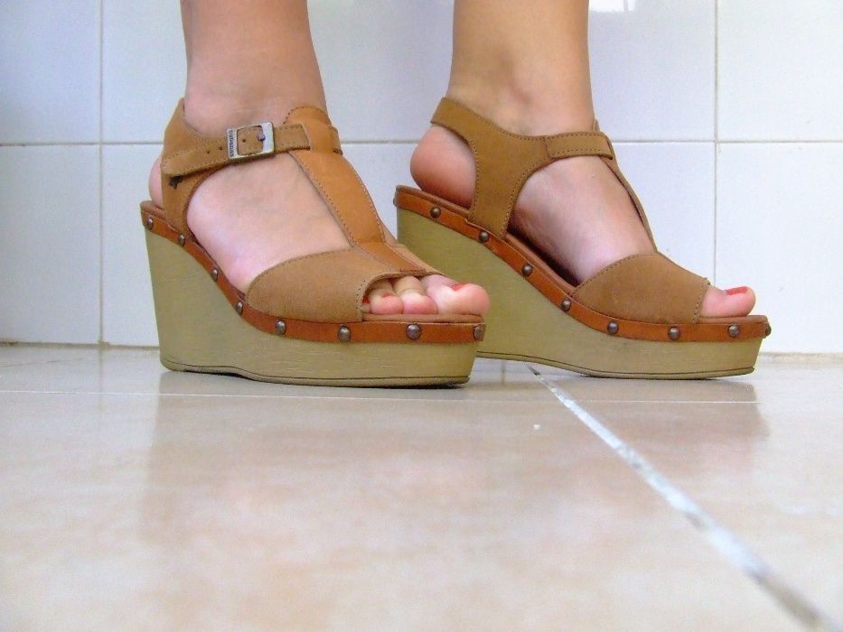 Sandalias de cunha - Cubanas