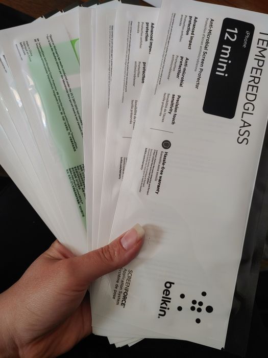 Szkło hartowane iphone 12 mini 4szt. Belkin