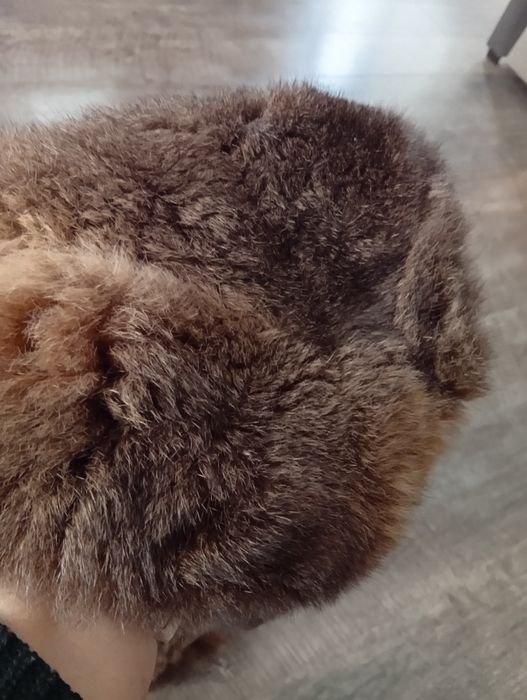 Kaptur z naturalnego futra