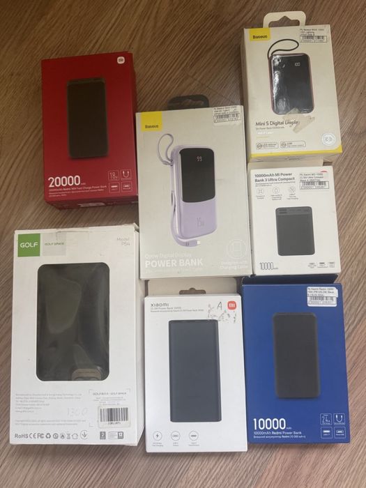 Повербанк разные модели и мощность