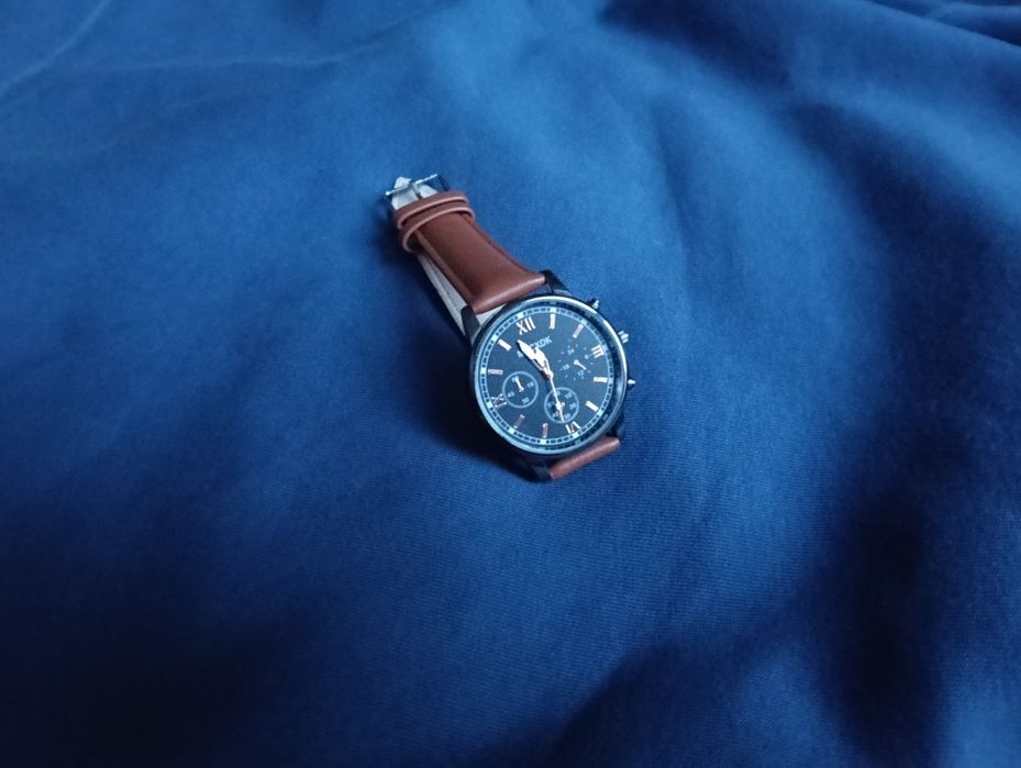 Zegarek Męski Brązowy Nowy