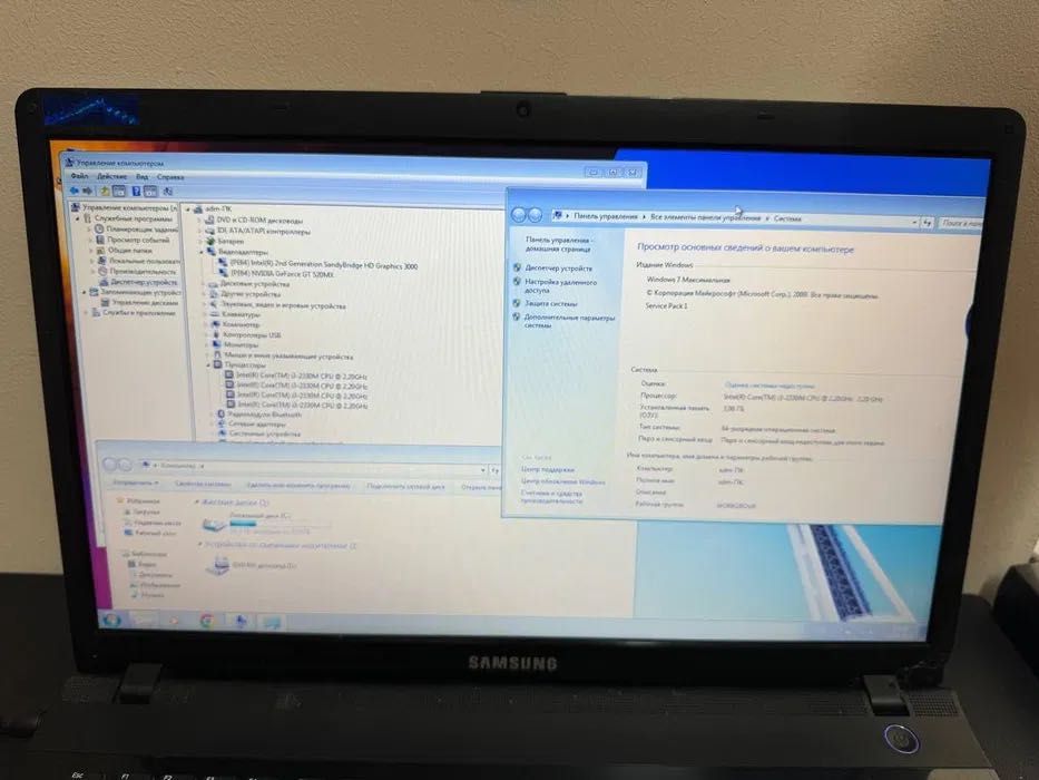 Материнська плата SCALA3-17 Rev 1.0 для ноутбука Samsung NP300