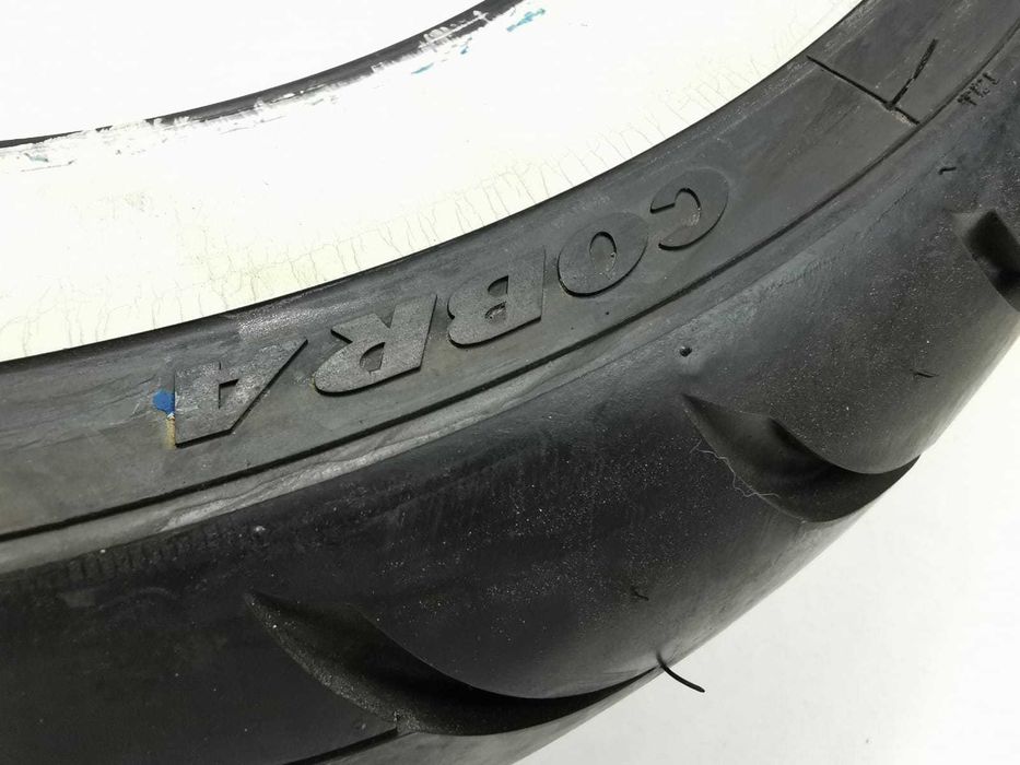 Opona koło Avon AV72 Cobra MT90/16 NOWA Biały Pasek