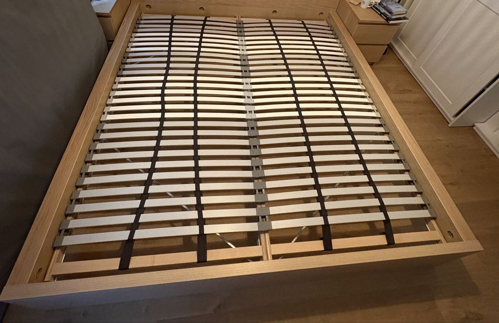 Lonset dno łóżka stelaż pod materac 180x200 (90x200 x2 szt) malm ikea