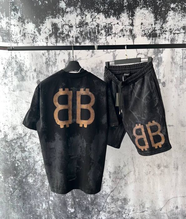 РОЗПРОДАЖ! брендовая мужская футболка женская унисекс balmain fnd