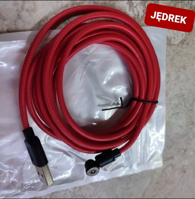 Kabel Magnetyczny Obrotowy Szybkie Ładowanie 2M USB C,Micro usb,IPhone