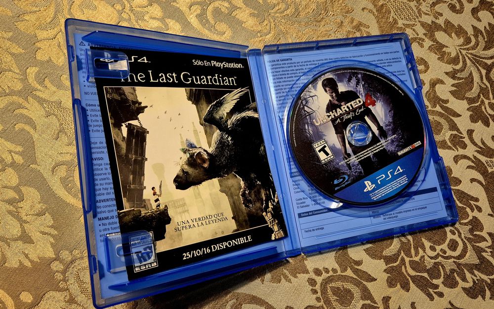 Jogos ps4 last of us 2, metal gear solid 5, uncharted 4 e lost legacy