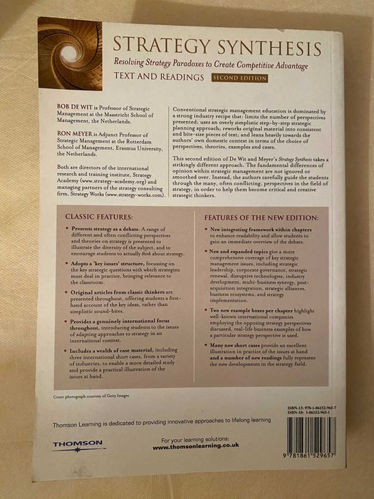 Livro STRATEGY Synthesis 2ed
