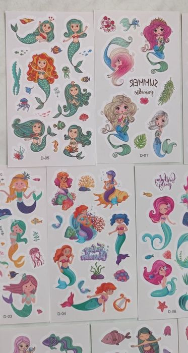 Тату для дівчинки РУСАЛКА