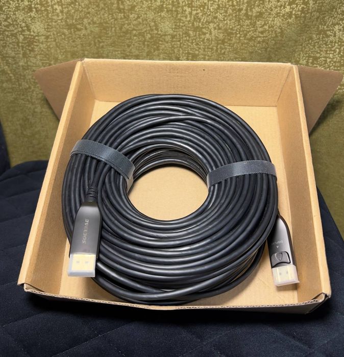 Оптоволоконний кабель DisplayPort 1.4 SOEYBAE — 50 метрів (8K/60Hz)
