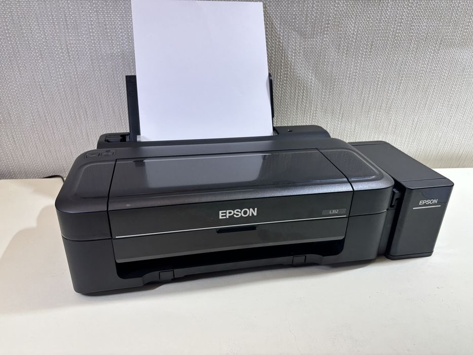 Фотопринтер EPSON L312 с заводской СНПЧ