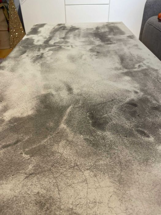 Stolik z blatem betonowym Inral 100cm x 50 cm x 49cm