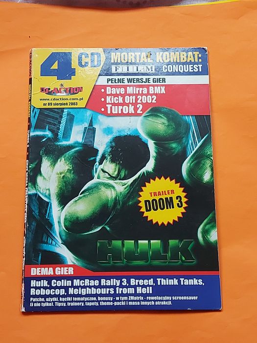 Płyta CD Rom PC gry 2 płyty Mortal Kombat 1998/2003rok