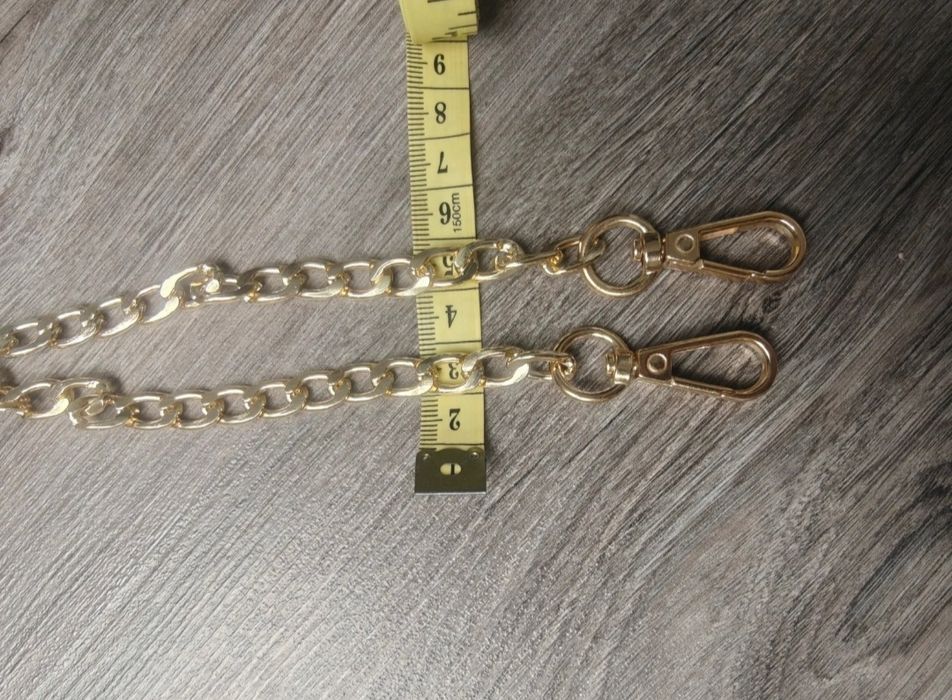 Pasek łańcuszek złoty do torebki ok 120cm